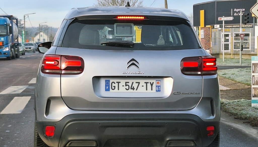 Voiture radar privatisée type Citroen C5 Aicross
