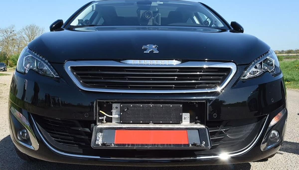 système radar d'une voiture radar privatisée