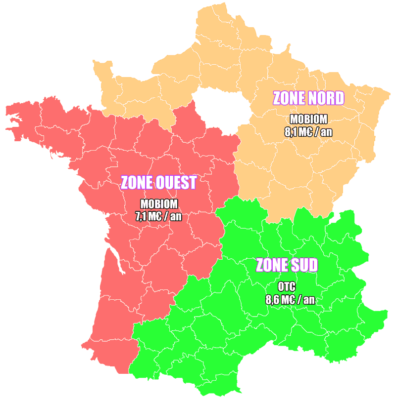 Carte des marchés publics privatisation des voitures radars - marchés publics 2025